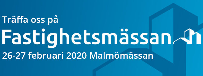 DICTATOR Udstiller på fastighedsmessen i Malmø 26-27 februar 2020!